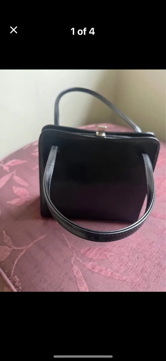 Vintage French leather bag - Image 1