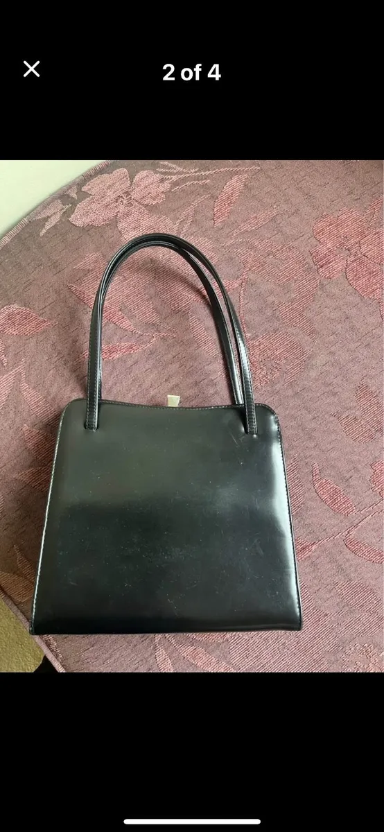 Vintage French leather bag - Image 3