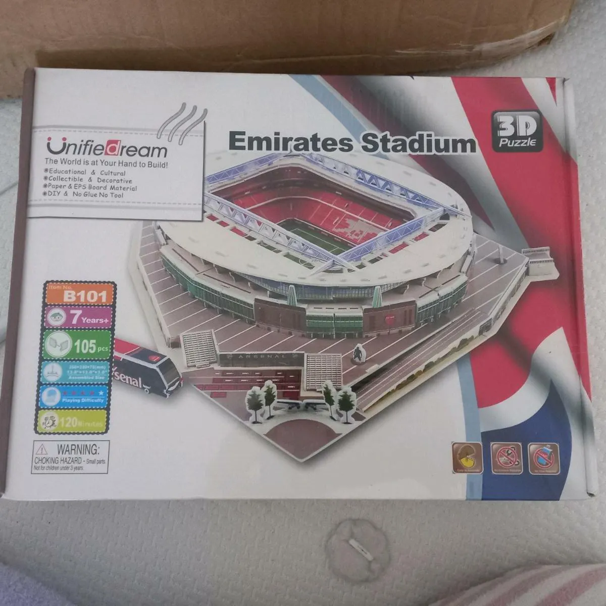 Arsenal Emirates Stadium 3D stadium puzzle