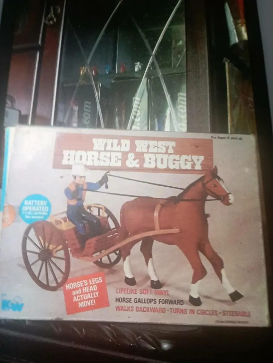 WILD WEST HORSE BUGGY BATTERY OPERATED NOT INCLUDE - Image 1
