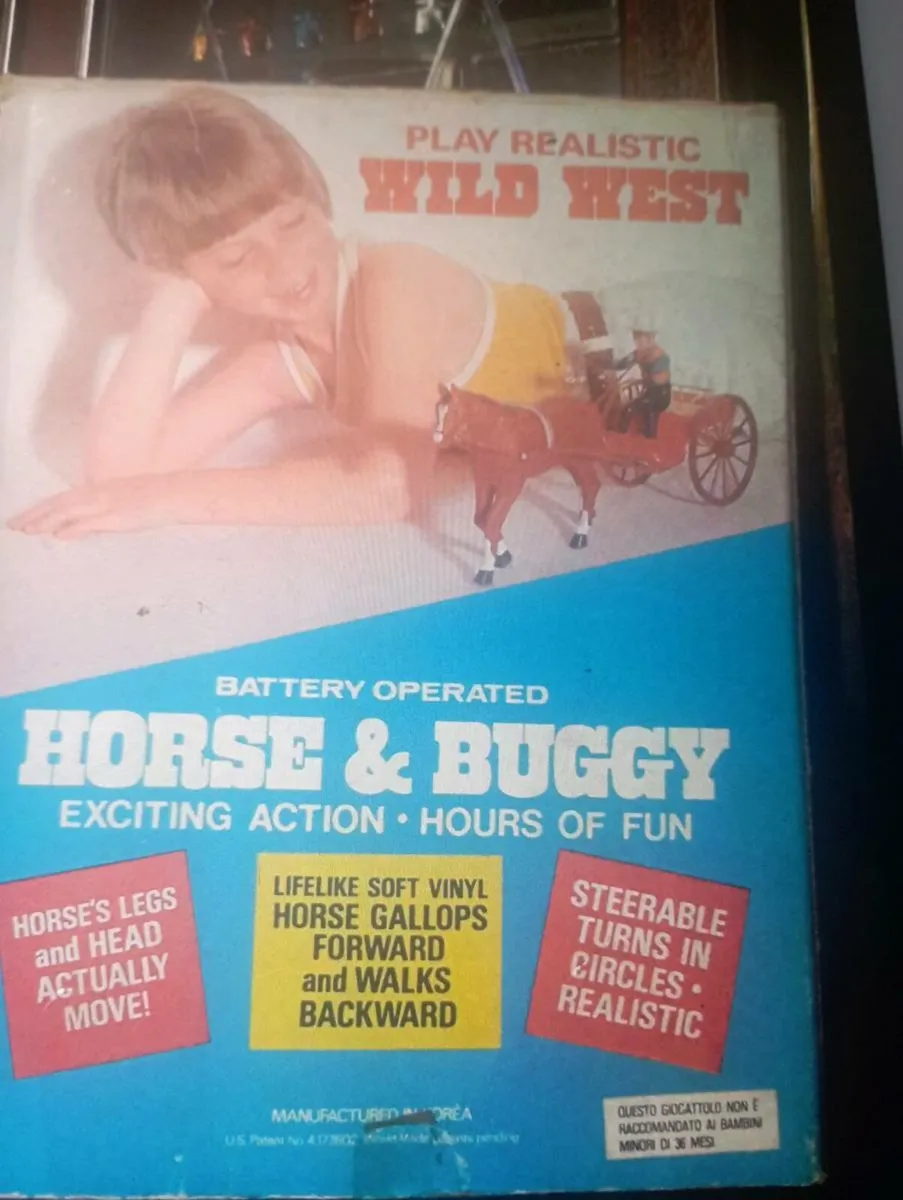 WILD WEST HORSE BUGGY BATTERY OPERATED NOT INCLUDE - Image 2