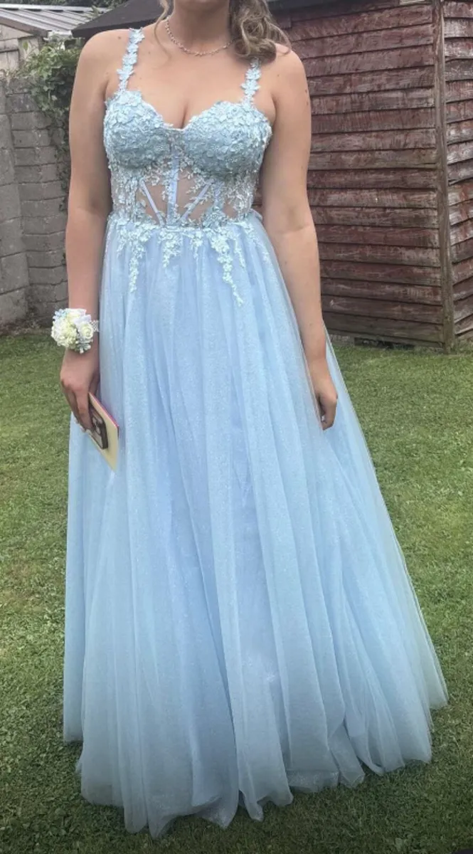 Light blue debs dress - Image 1