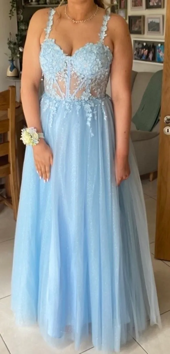 Light blue debs dress - Image 2