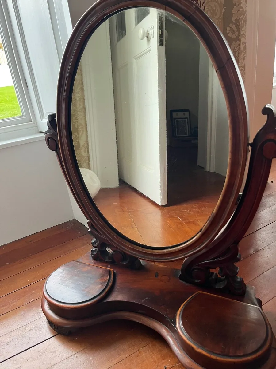 Dresser Mirror ( Antique) - Image 3