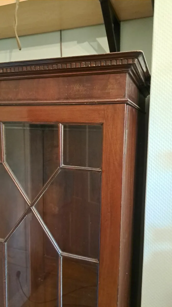 Antique Astragal Glazed double wardrobe - Image 3