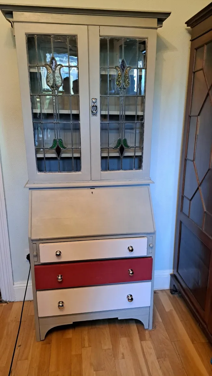 Antique Oak Bureau upcycled - Image 1