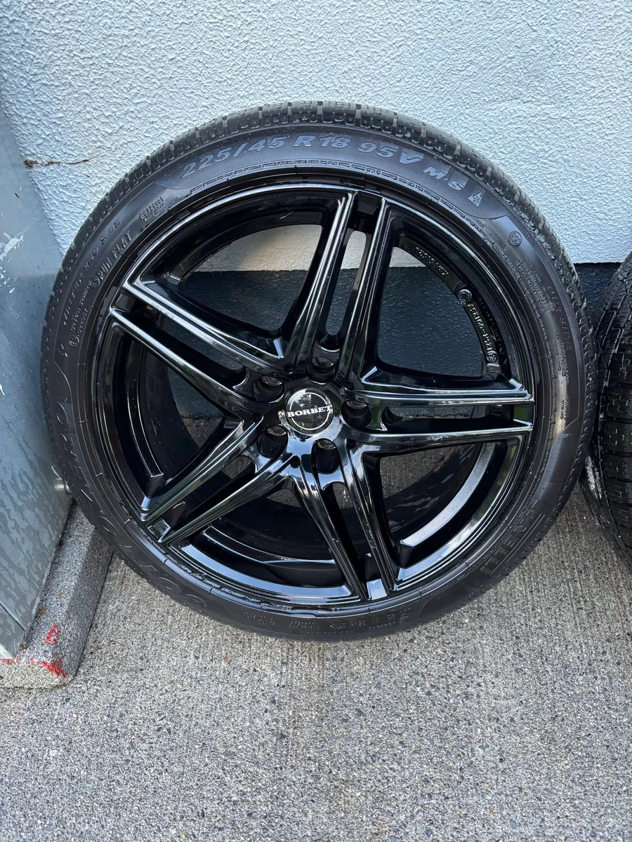 Borbet Alloy Wheels with Run Flat Winter Tyres - Image 2