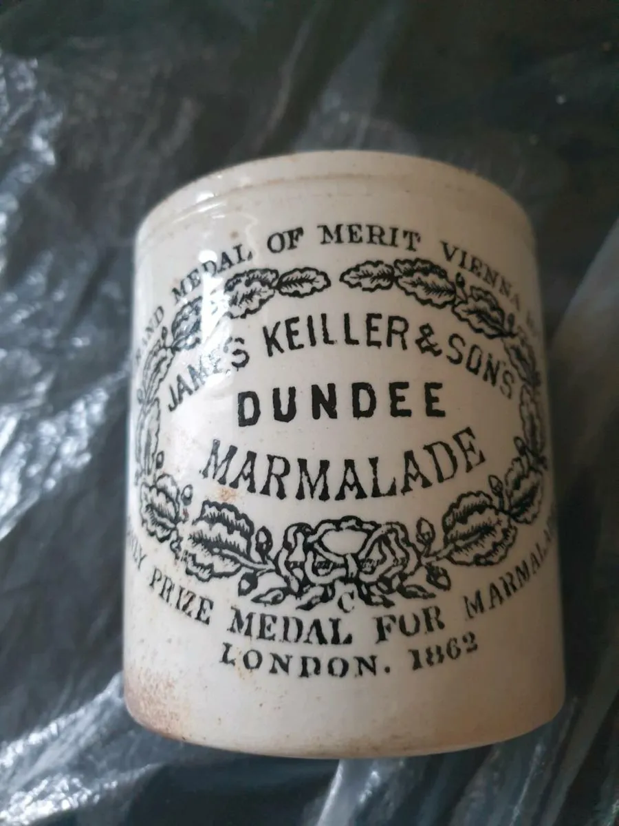 VINTAGE MARMALADE JAR JAMES KELLER & SONS