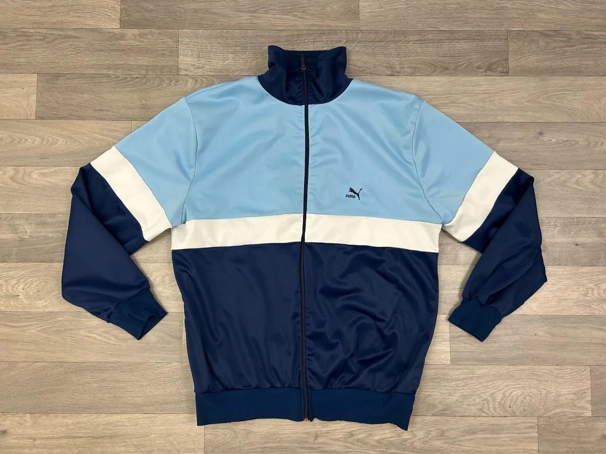 Vintage 70s/80s Puma Track Jacket Mens Medium - Image 1
