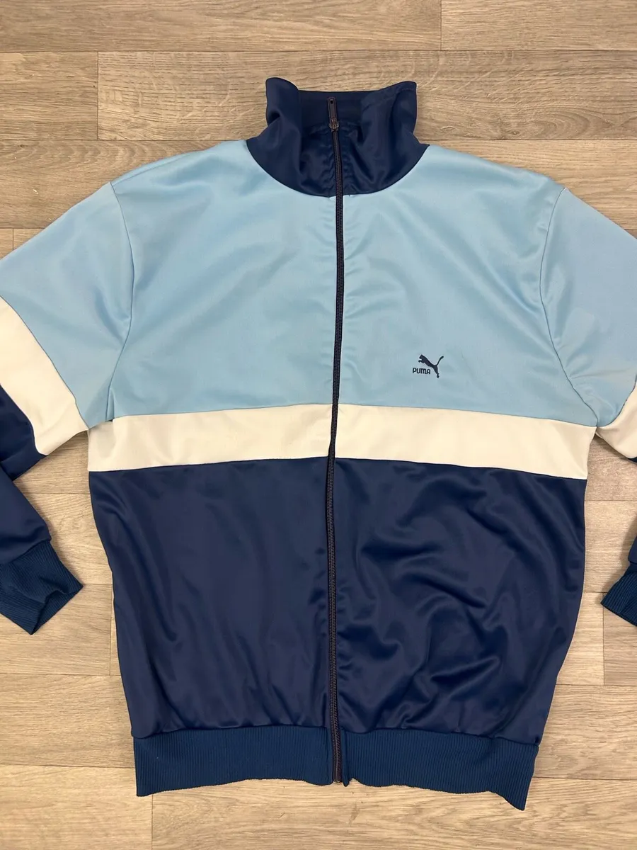 Vintage 70s/80s Puma Track Jacket Mens Medium - Image 2