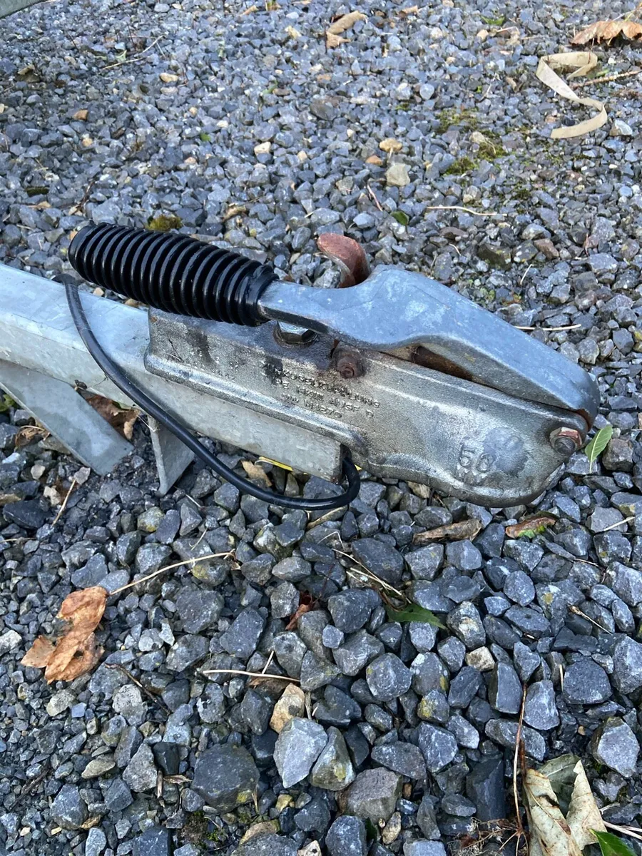 Galvanised 3 bike trailer - Image 2