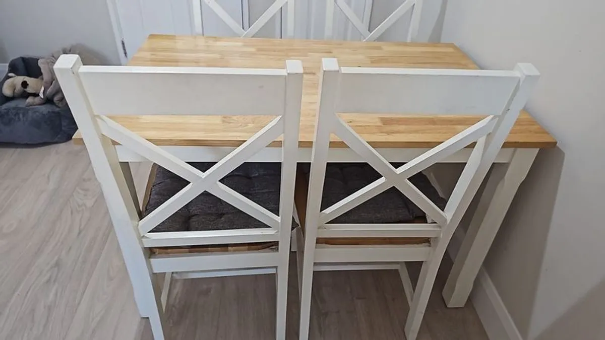 Dining Table and Four Chairs - Image 2