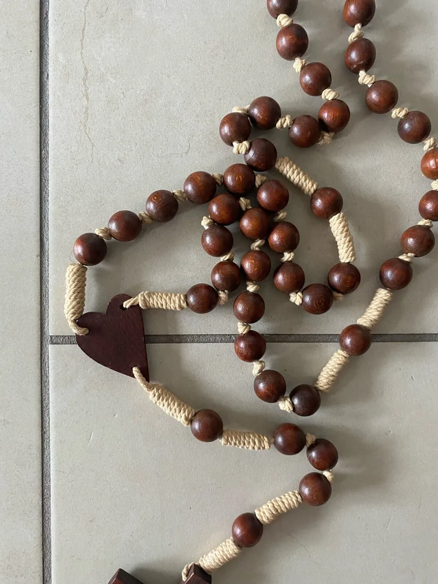Giant Timber Rosary Beads - Image 3