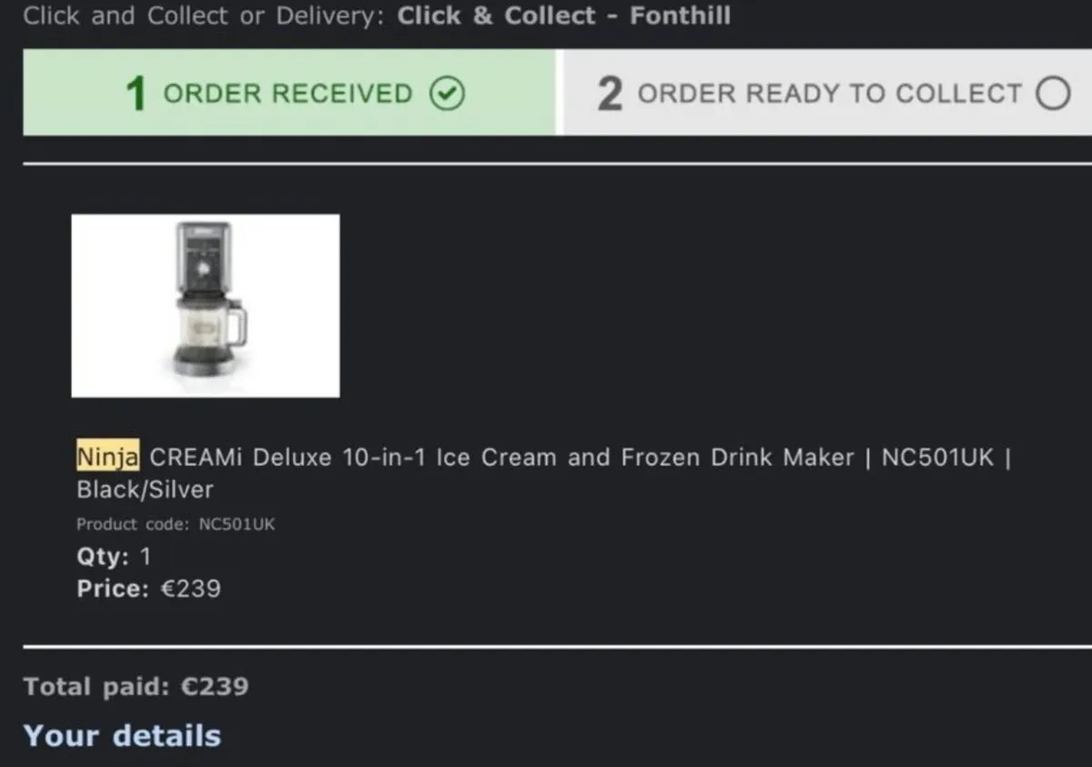 Ninja Creami Deluxe Brand New - Image 3