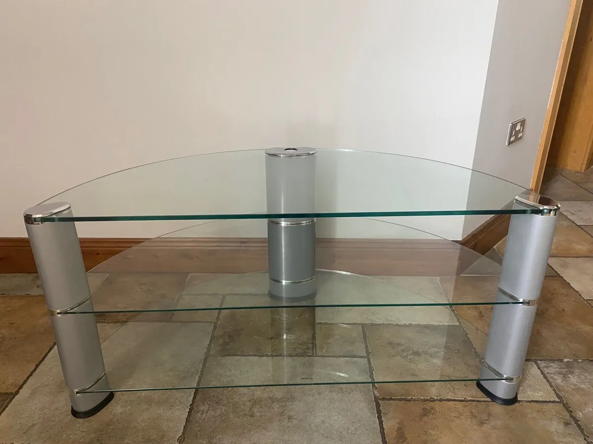 3 tier glass Tv stand - Image 1