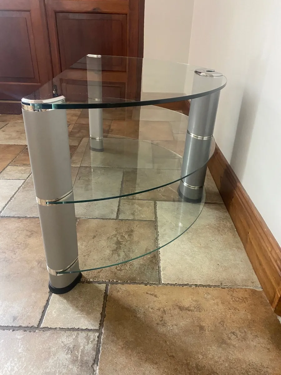 3 tier glass Tv stand - Image 2