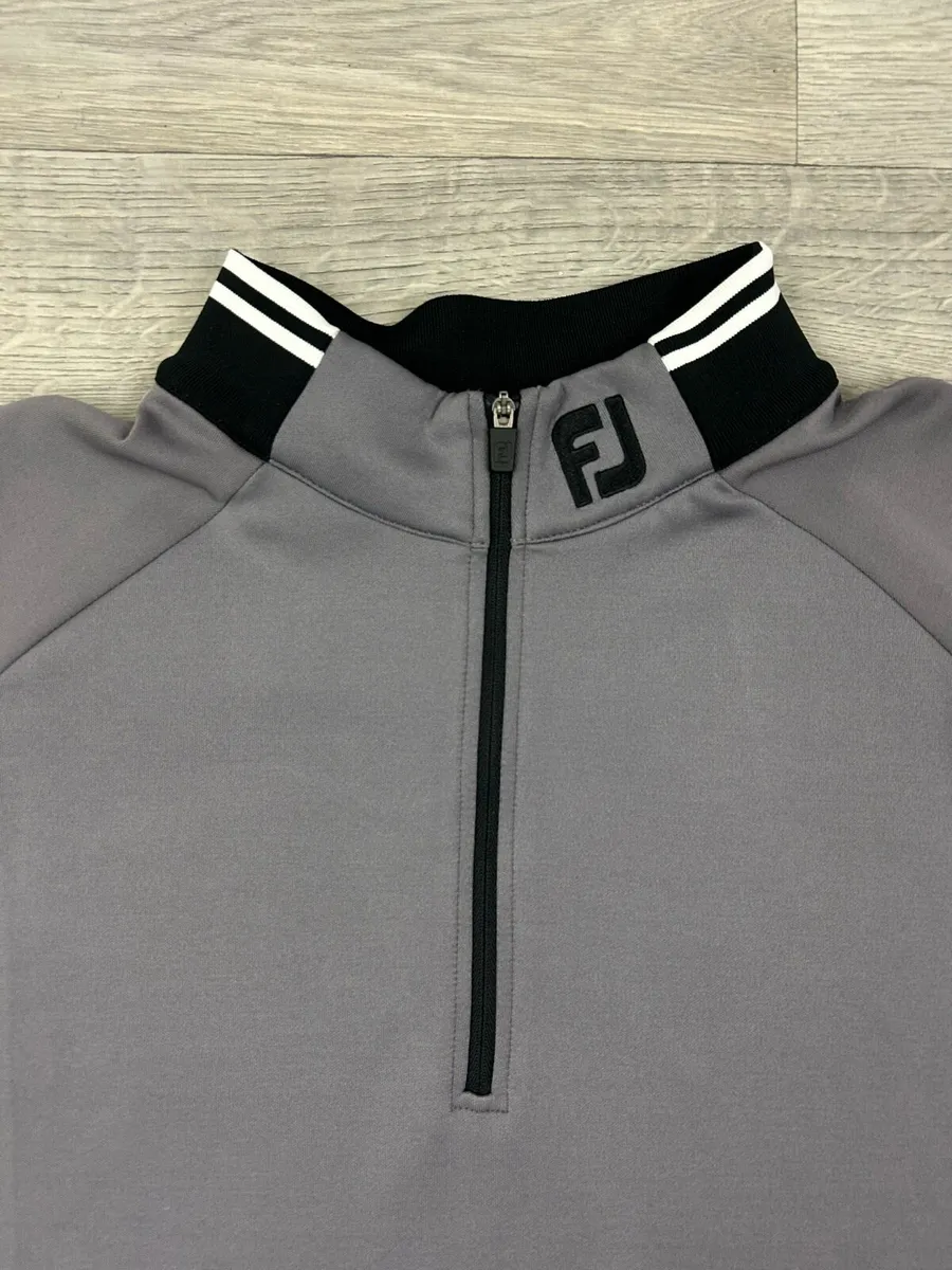 FootJoy FJ Half Zip Golf Polo Jumper Mens Large - Image 3