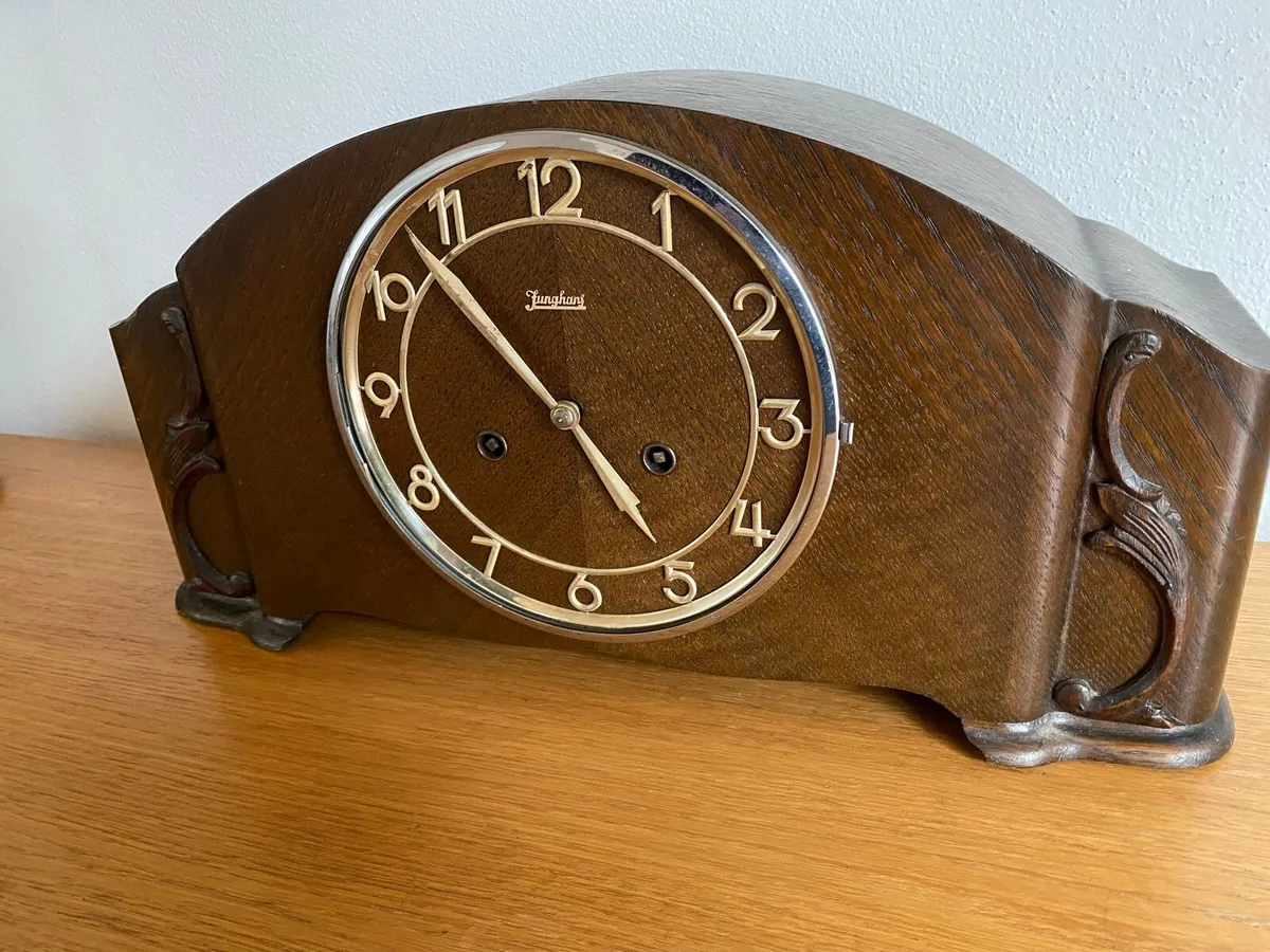 Junghans vintage Mantle Clock - Image 3