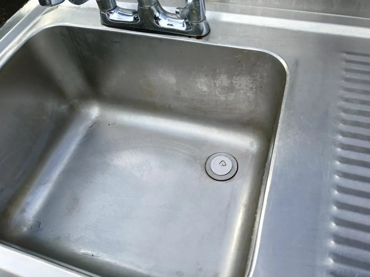 Stainless steel cabbinet sink unit complete - Image 1
