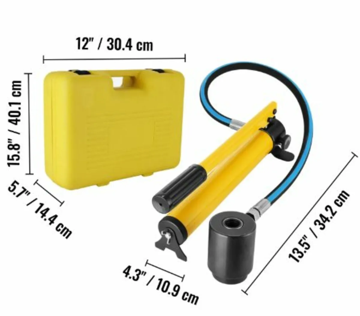 6 Die 10 Ton Hydraulic Knockout Punch 1.3 cm - Image 4