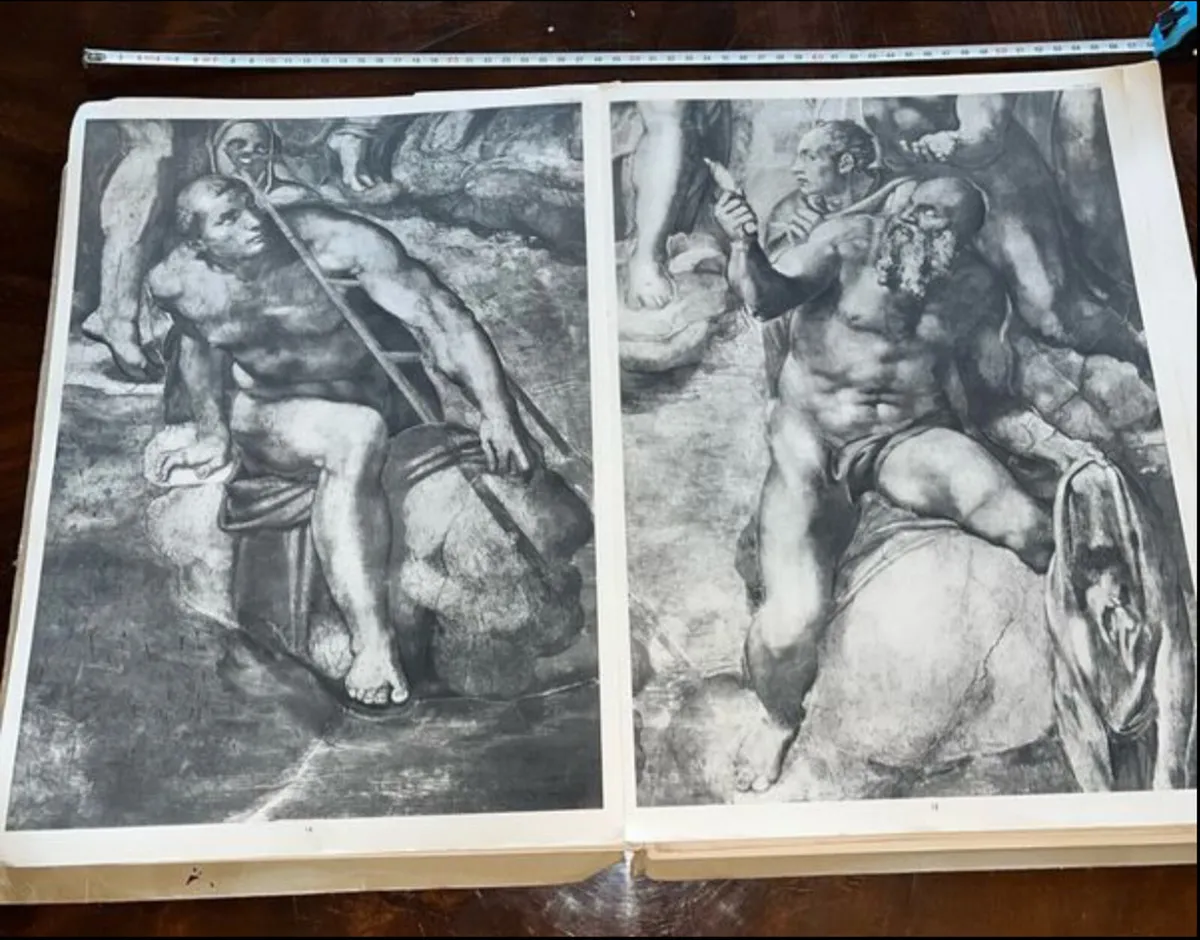 Michel Ange Le plafond de la Sixtine illustrations - Image 1