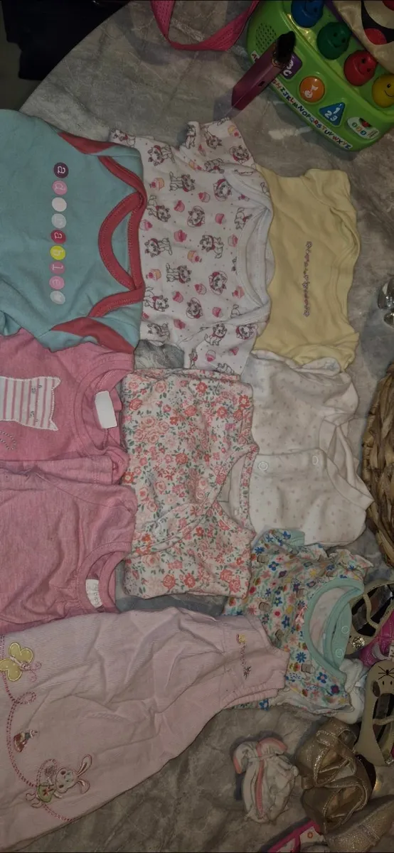 Baby girls clothes and shoes - Image 1