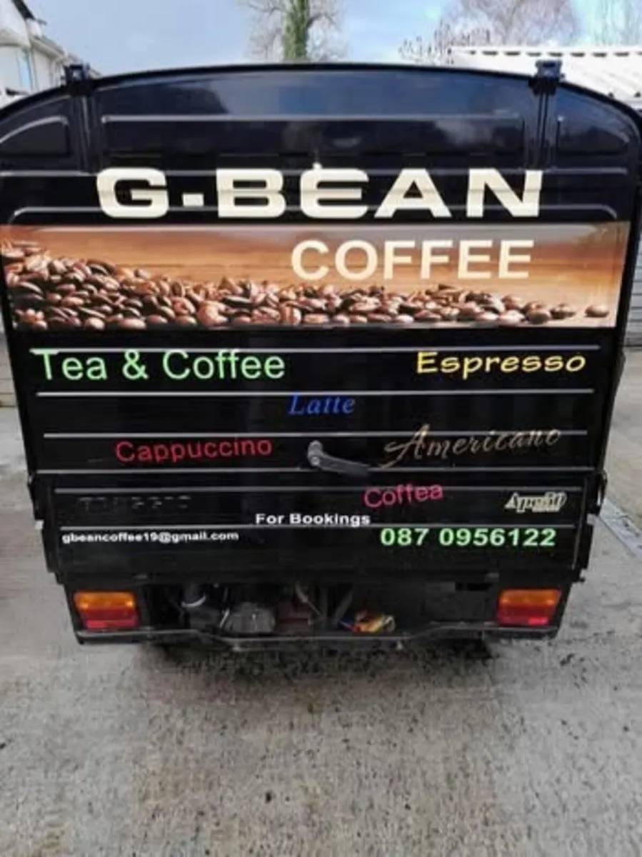 Coffee van 3 wheel piagio Ape 50 - Image 4