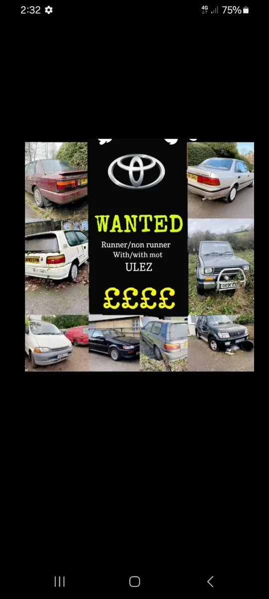 Car's van's jeeps lorrys wanted - Image 4