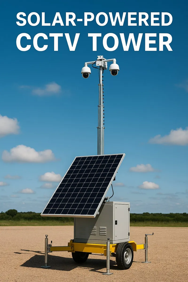 Mobile cctv towers