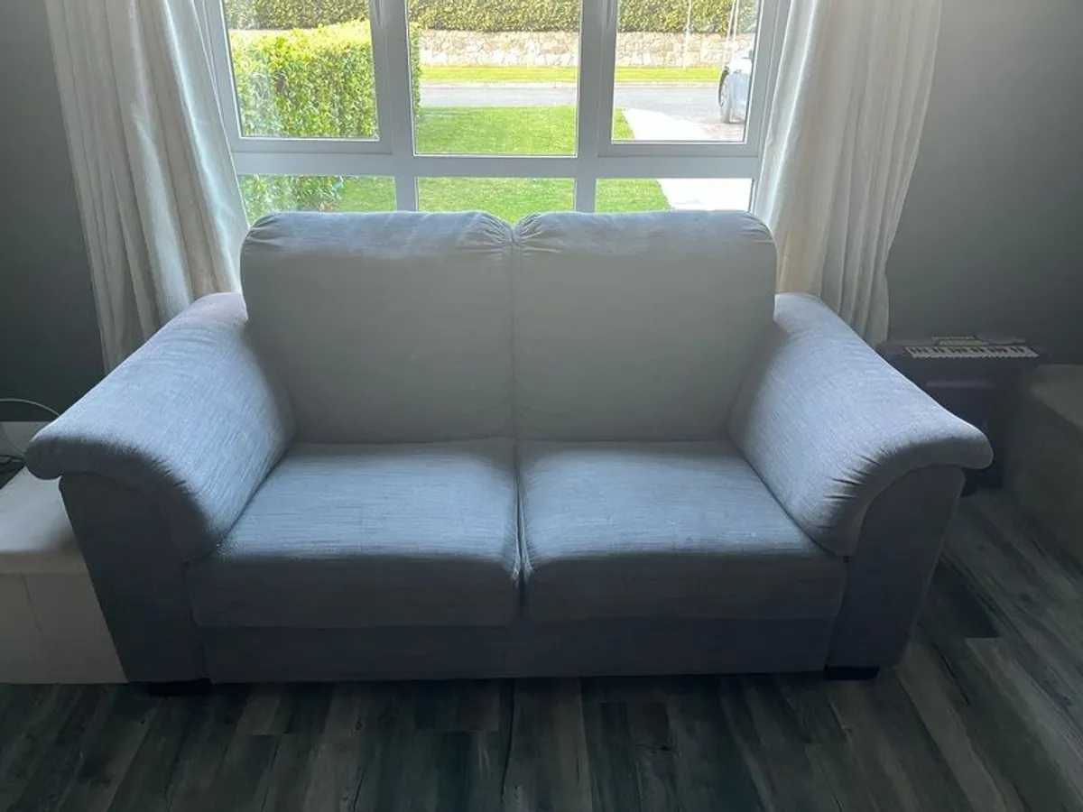2 & 3 Seater Sofa (Grey) - Image 4