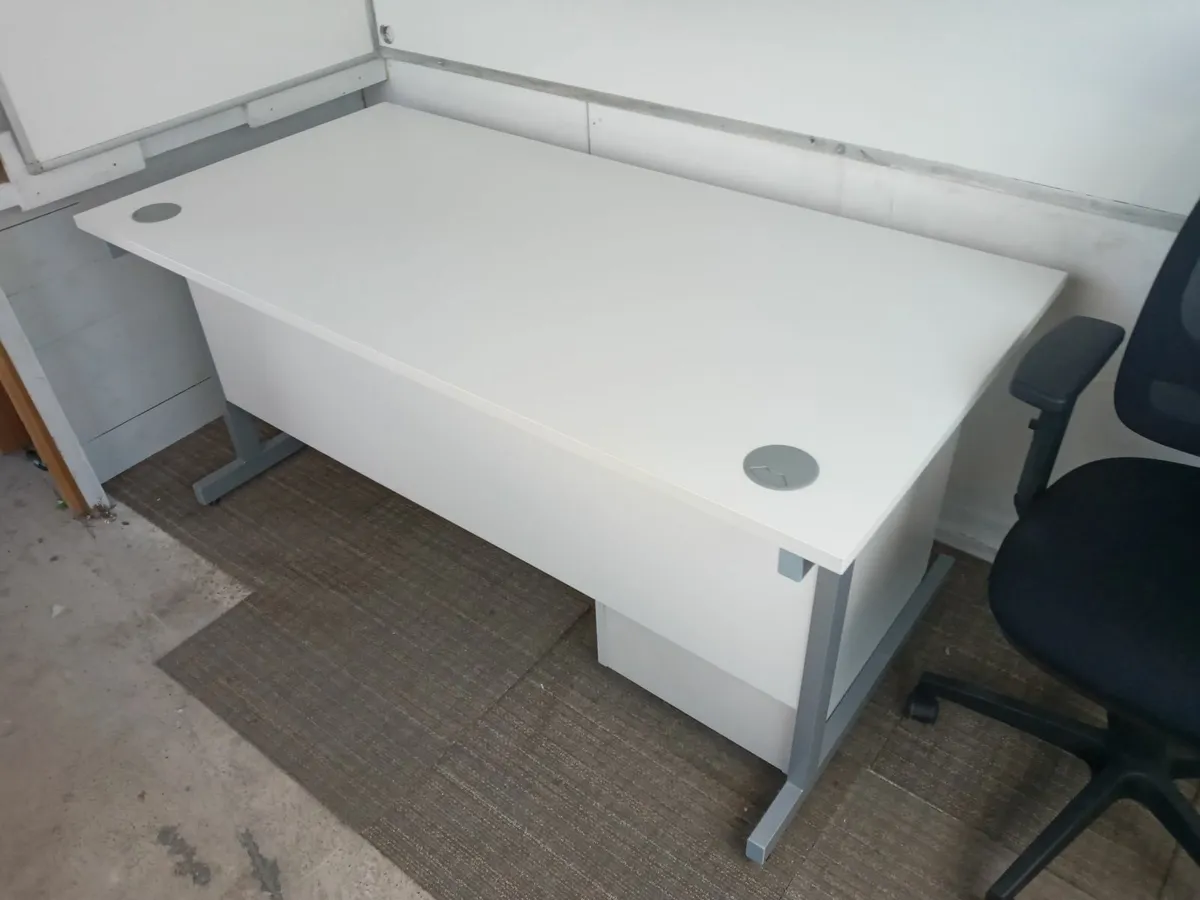 Delivery - Office Desk with Pedestal of Drawers - Image 2