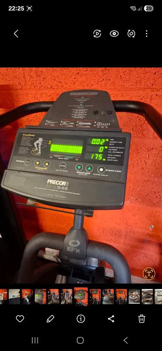 Precor efx546 crossramp strider crosstrainer - Image 2