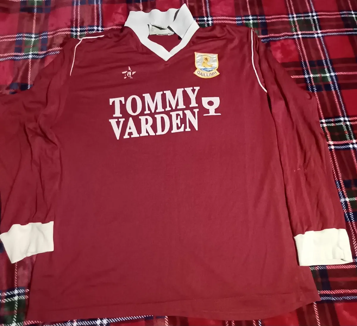 Ultra Rare Vintage Matchworn Galway GAA Jersey, L - Image 1