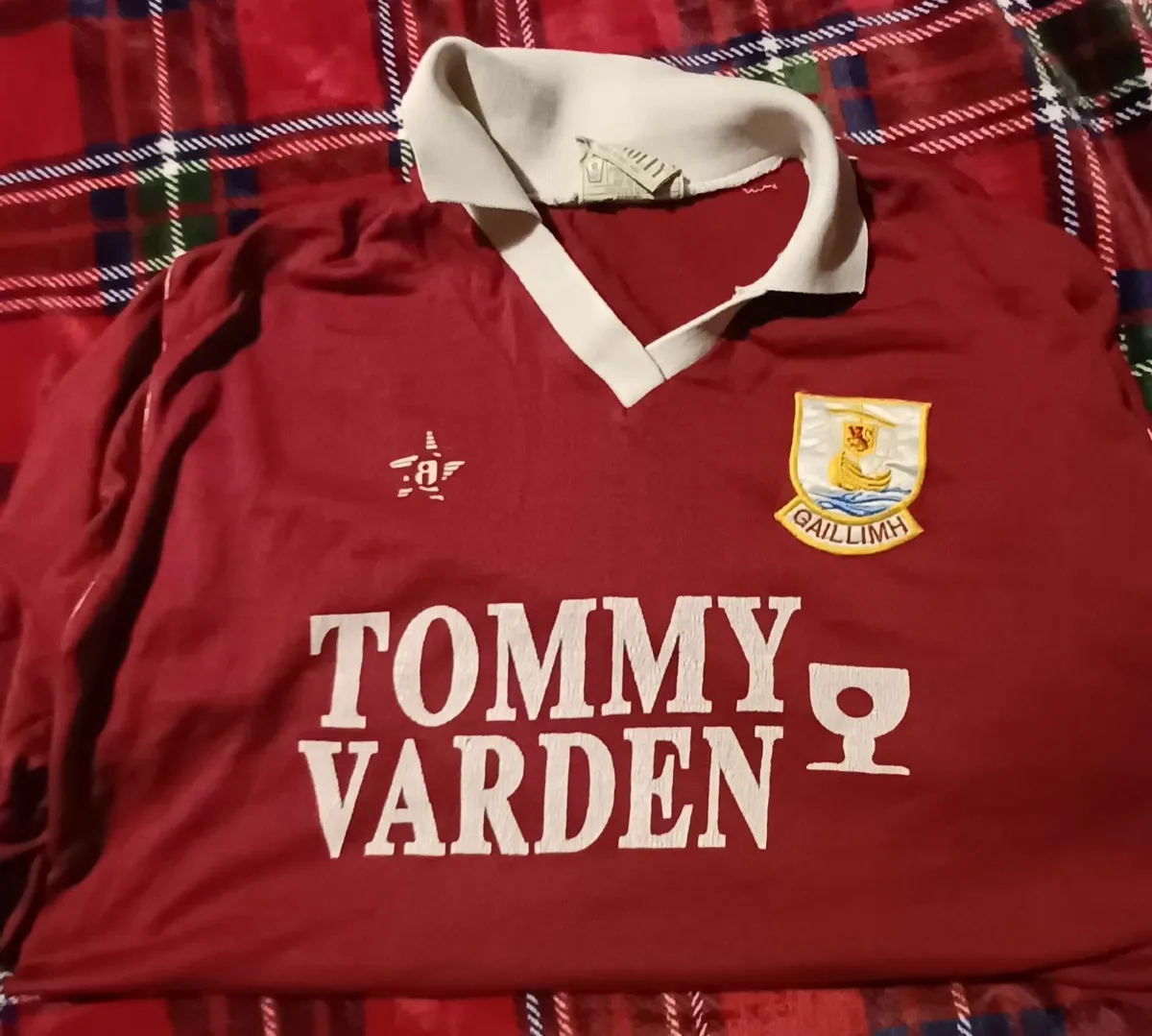 Ultra Rare Vintage Matchworn Galway GAA Jersey, L - Image 2