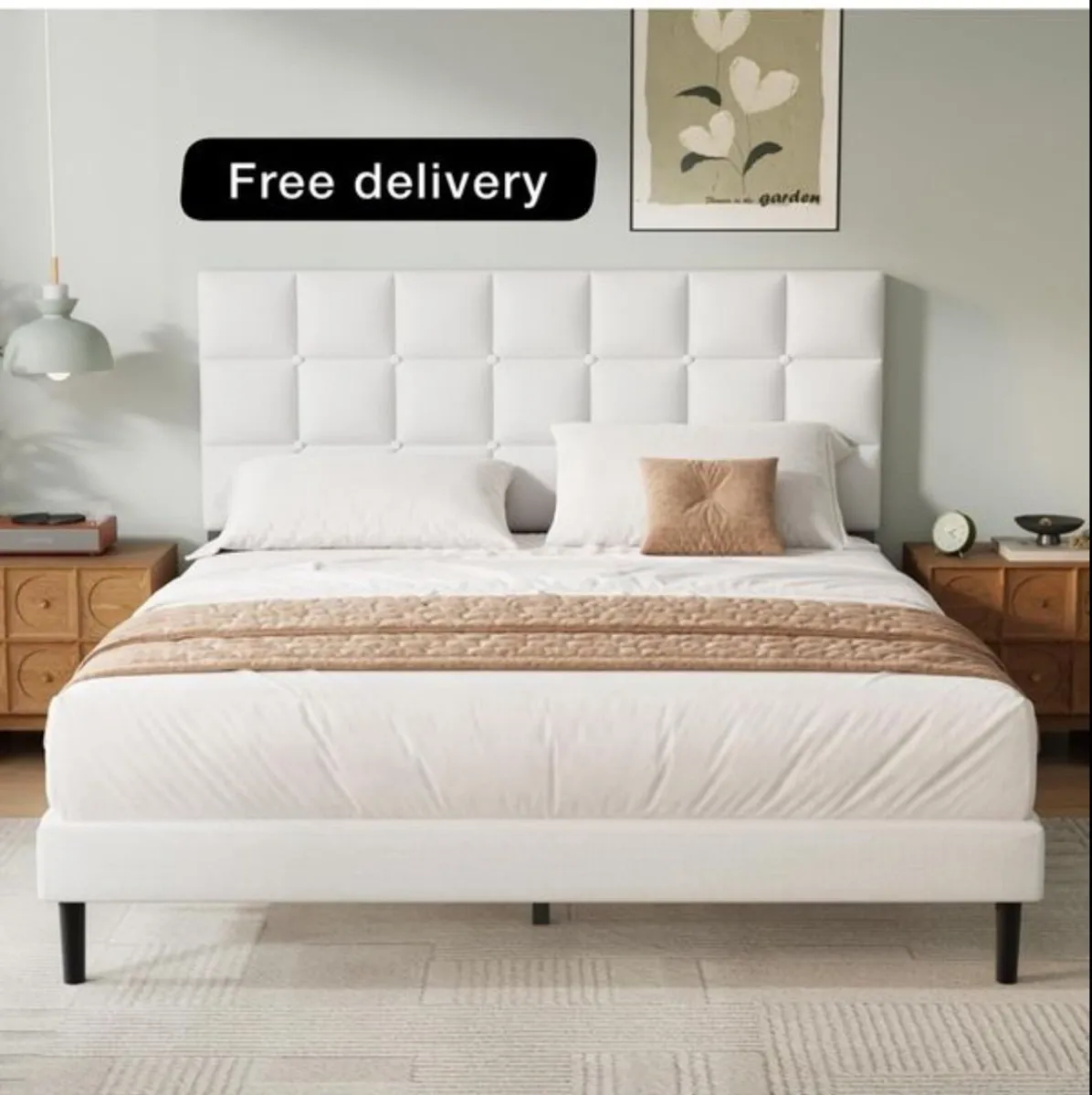 Small Double Bed Frame - Image 1