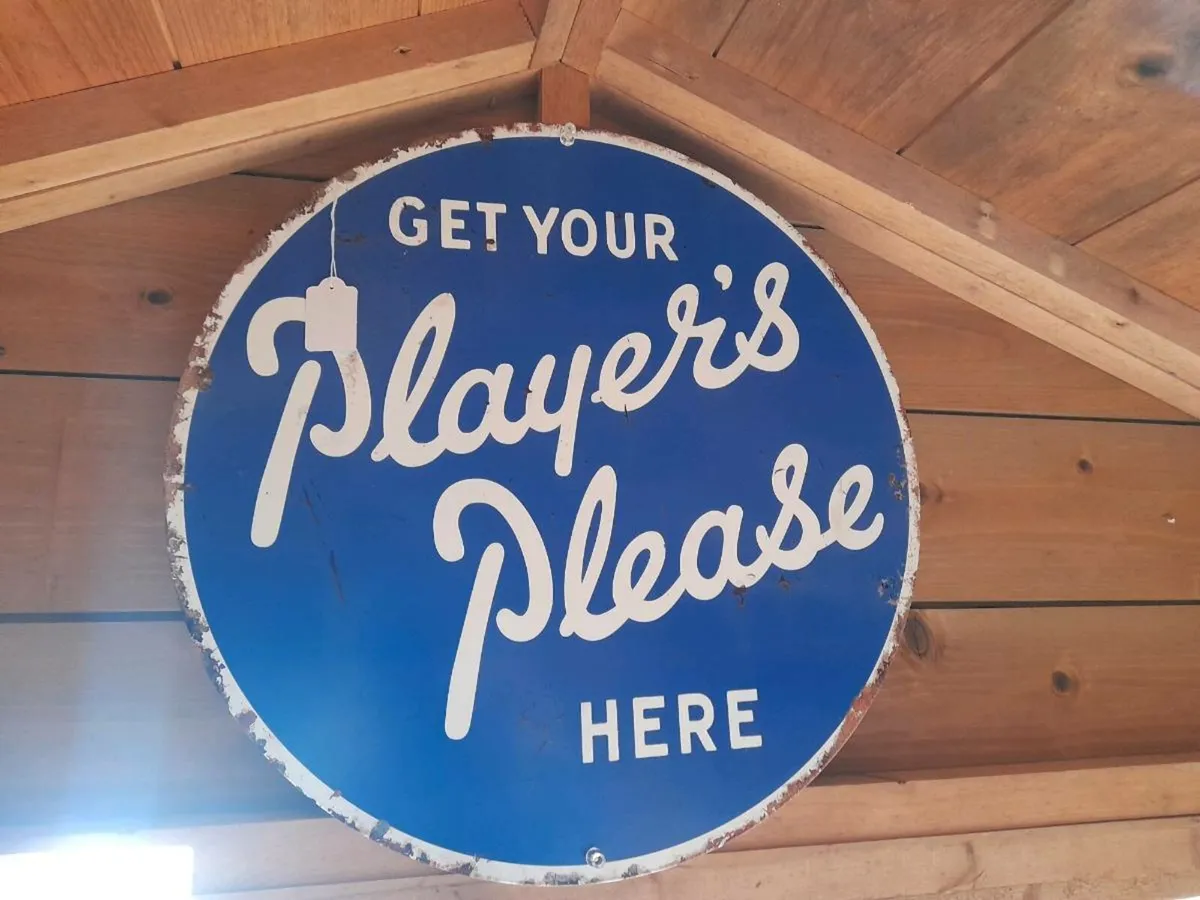 Players Tin Sign - Image 1