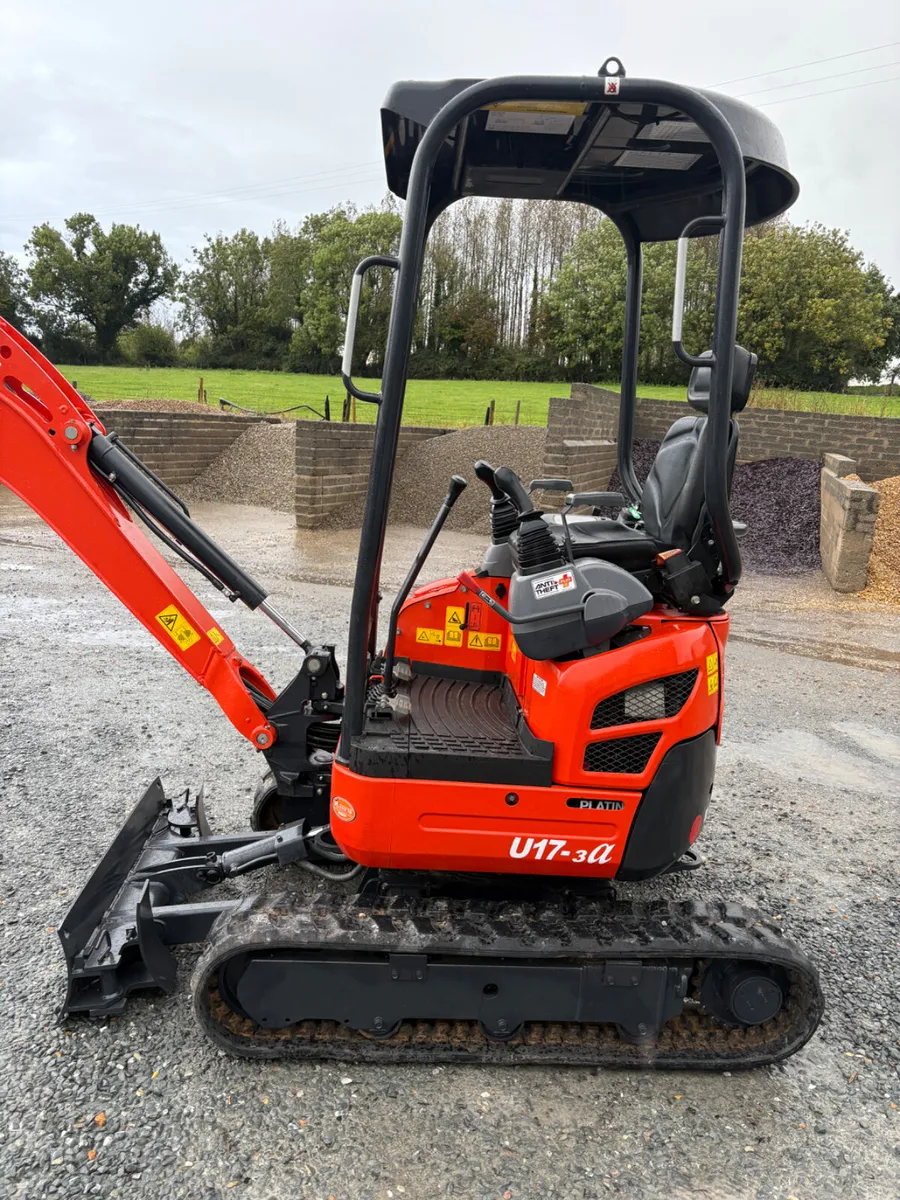 2021 Nov Kubota U17-3a finance arranged - Image 2