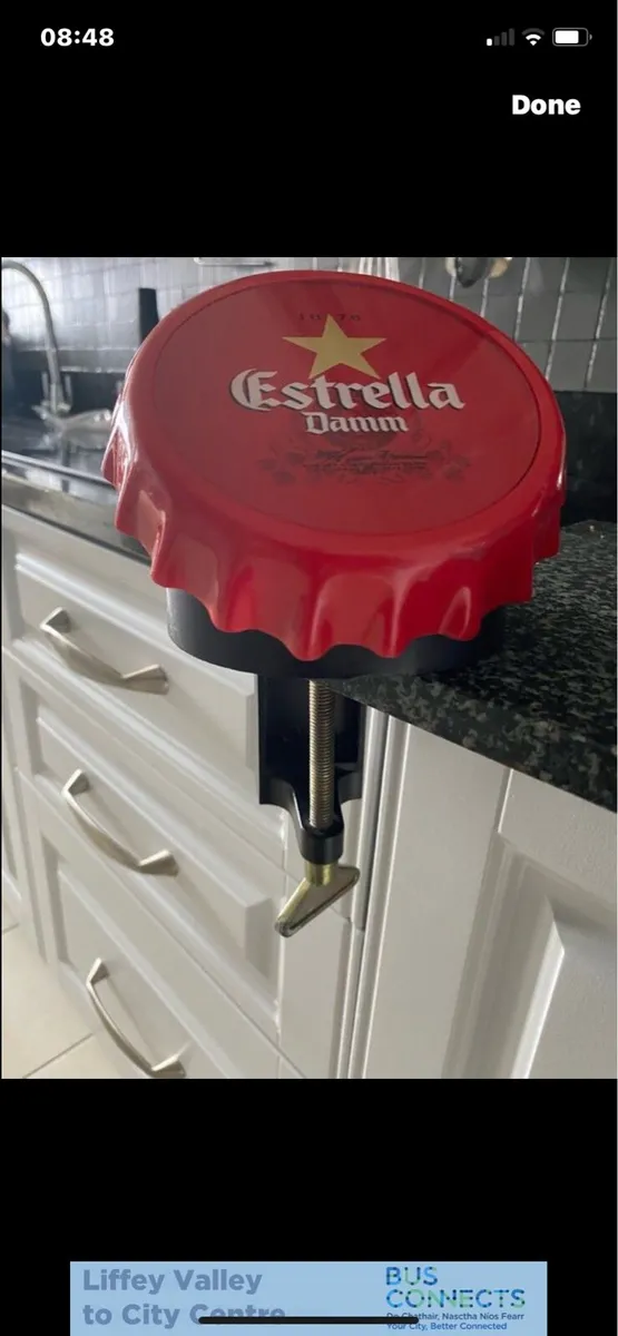 Estrella Beer Bar Display/ Bottle Opener - Image 4