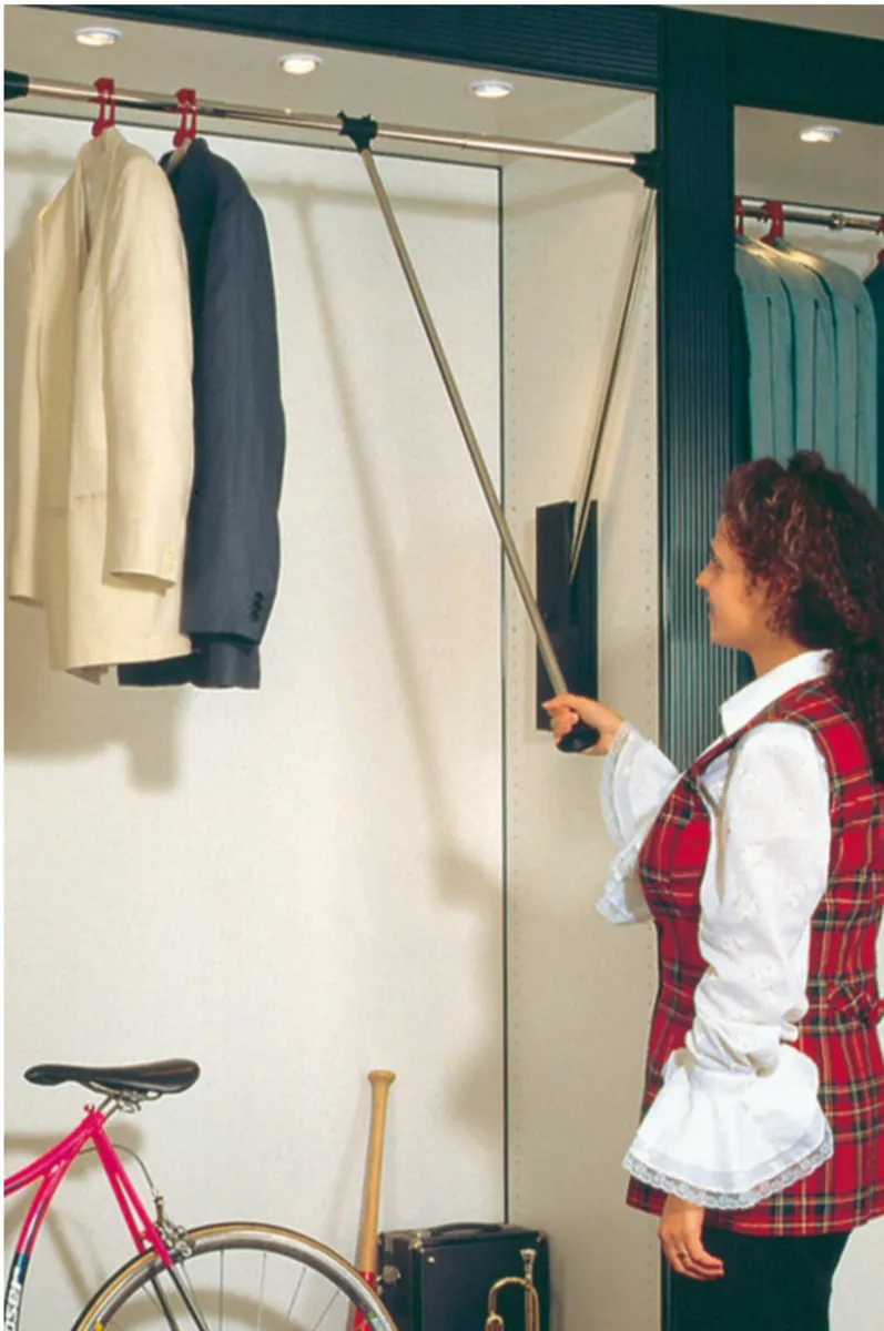 HAFELE Pull Down Wardrobe Rail - Image 1