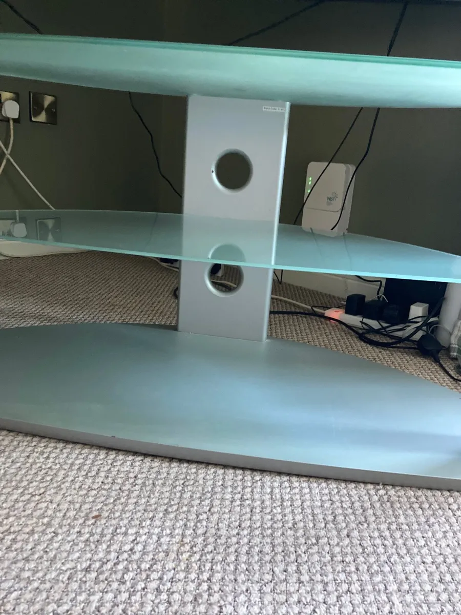 Glass corner TV stand - Image 3