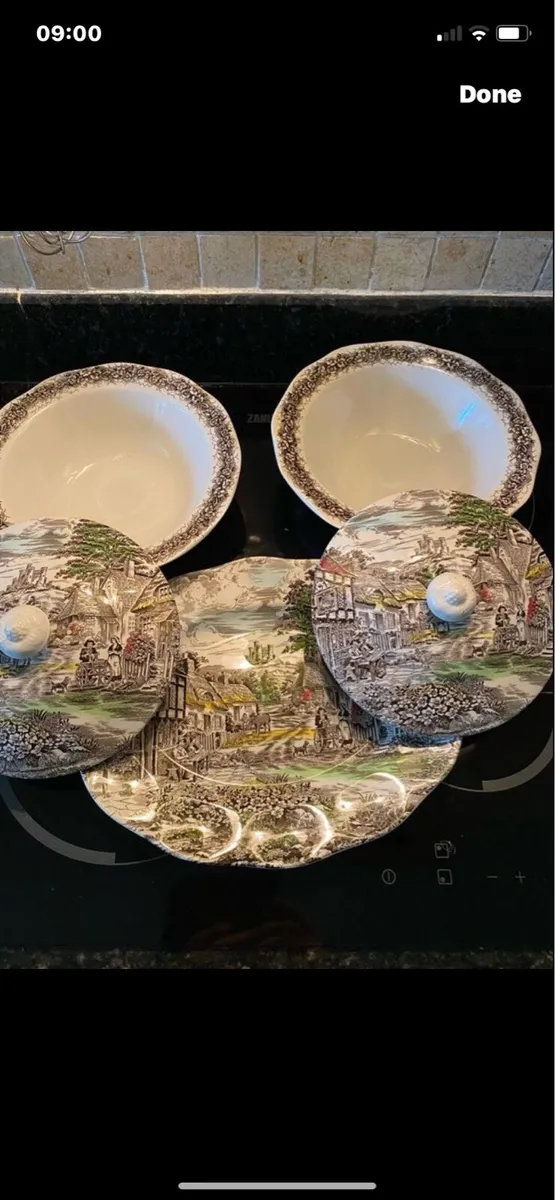 Vintage Enoch Wedgwood - Old English Village - Image 1
