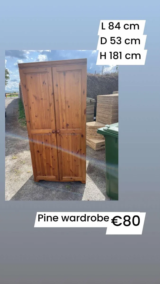 Wooden wardrobe €80 - Image 1