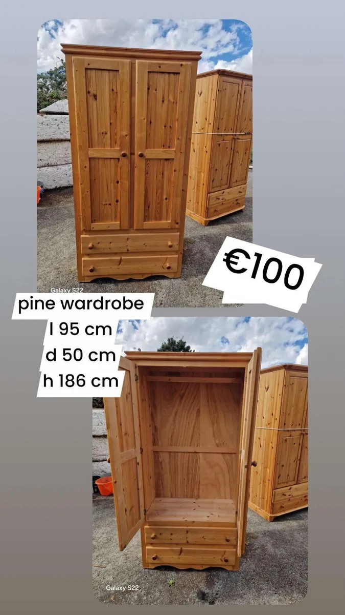 Pine wardrobe - Image 1