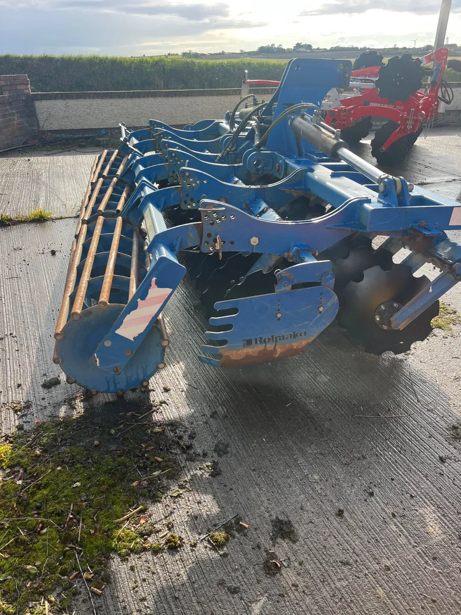 Rolmako 4m folding disc harrow. - Image 4