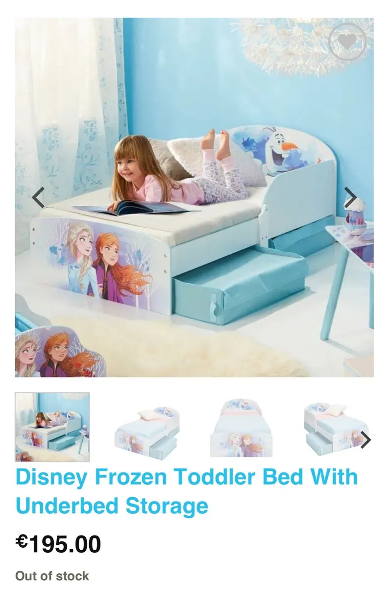 Disney Frozen Toddler bed - Image 3