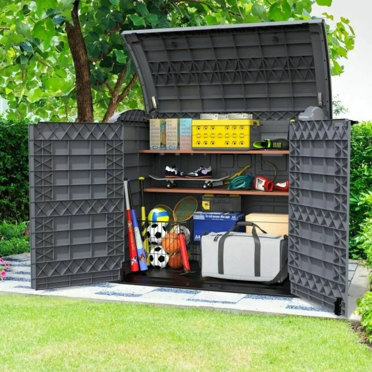 Storeaway 1200Lt Large Patio Boxes - Image 1