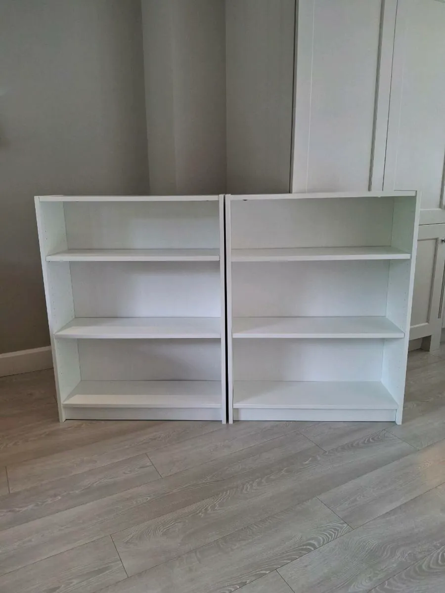 Ikea Billy bookcases x 2 - Image 1