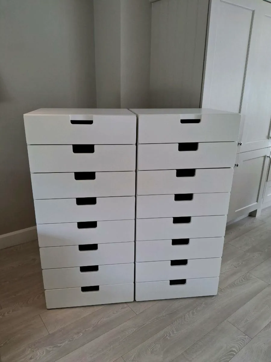 Ikea chests of 8 drawers x 2 - Image 1