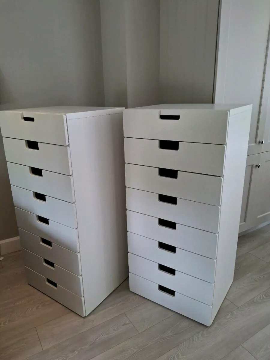Ikea chests of 8 drawers x 2 - Image 2
