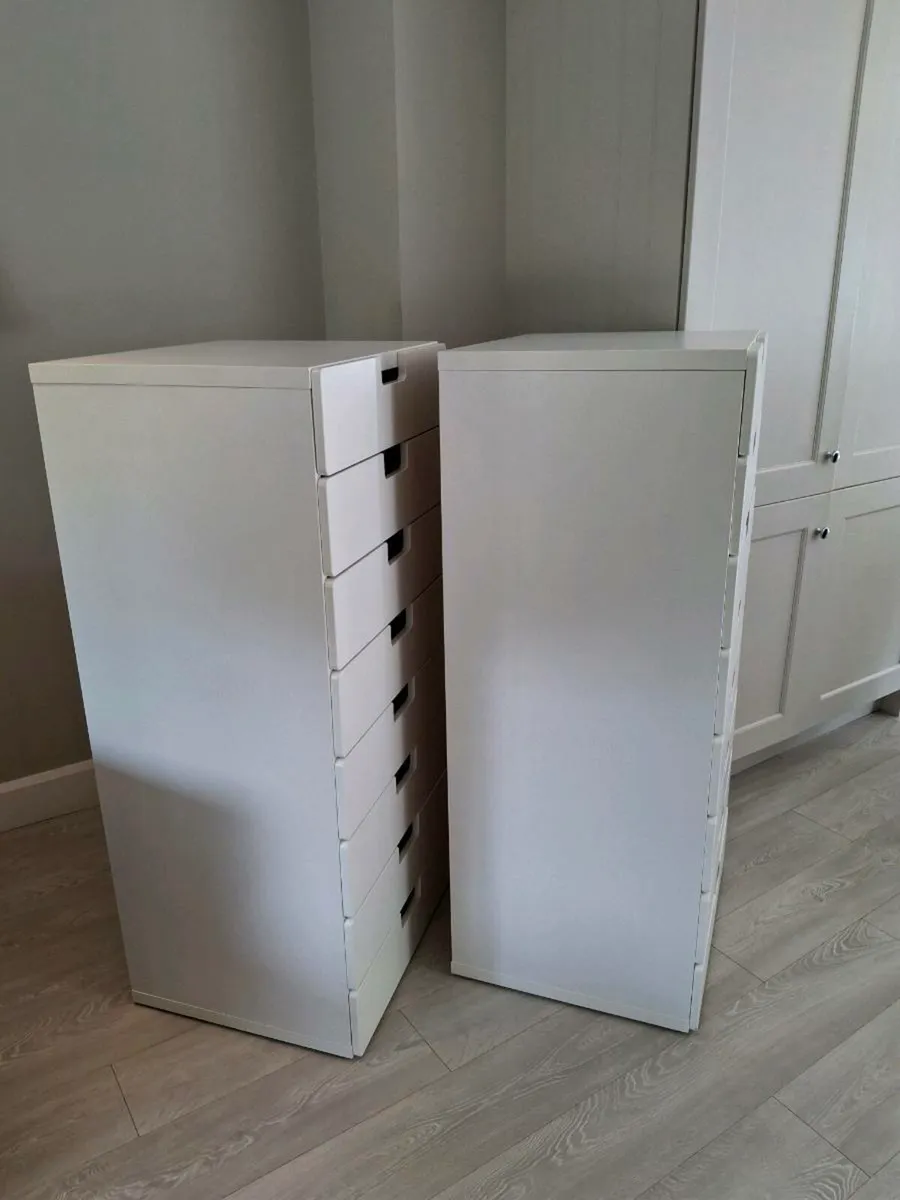 Ikea chests of 8 drawers x 2 - Image 3